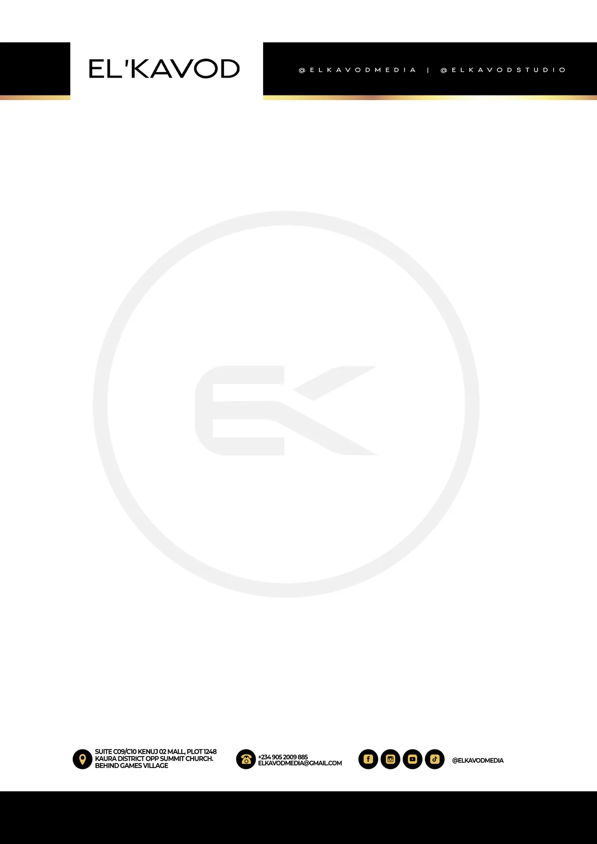 Letterhead design